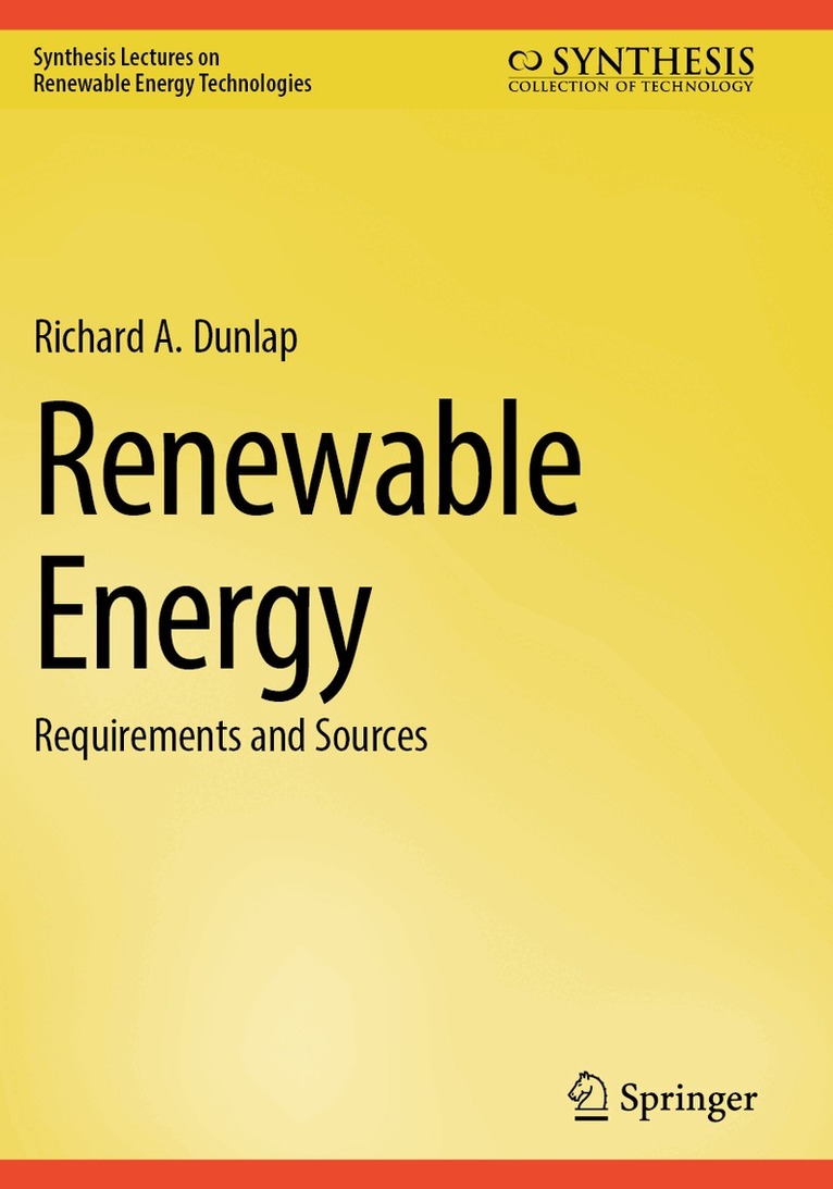 Richard A. Dunlap - Renewable Energy, Häftad