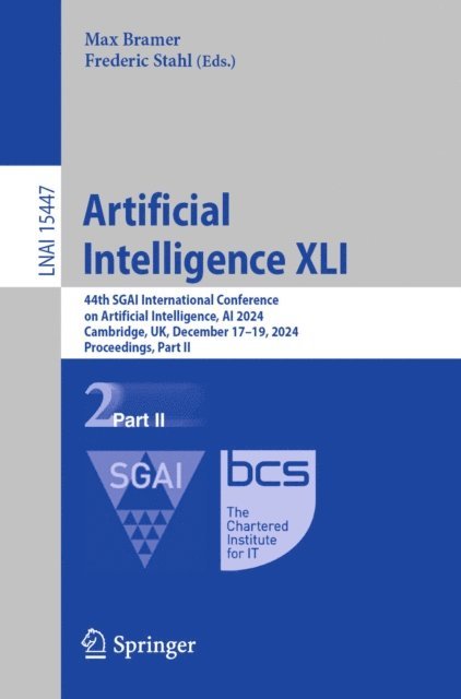 Frederic Stahl, Max Bramer - Artificial Intelligence XLI, E-bok