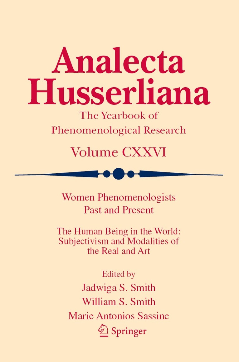 Jadwiga S. Smith, William S. Smith, Marie Antonios Sassine - Women Phenomenologists Past and Present, Häftad. Tillgänglighet: Lägg i varukorg