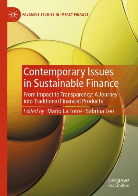 Sabrina Leo, Mario La Torre - Contemporary Issues in Sustainable Finance, E-bok
