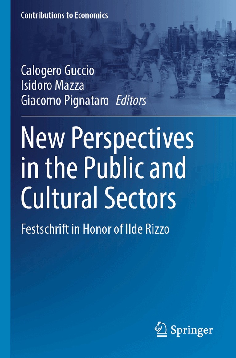 Calogero Guccio, Isidoro Mazza, Giacomo Pignataro - New Perspectives in the Public and Cultural Sectors, Häftad