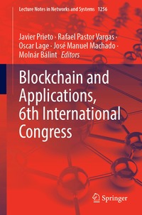 Blockchain and Applications, 6th International Congress