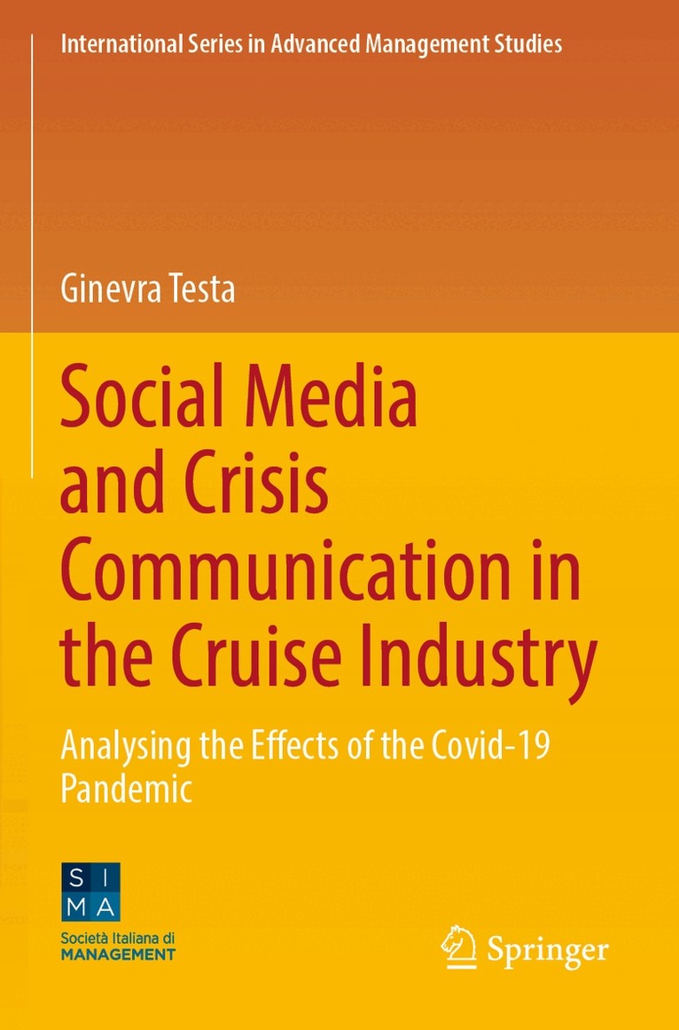 Ginevra Testa - Social Media and Crisis Communication in the Cruise Industry, Häftad