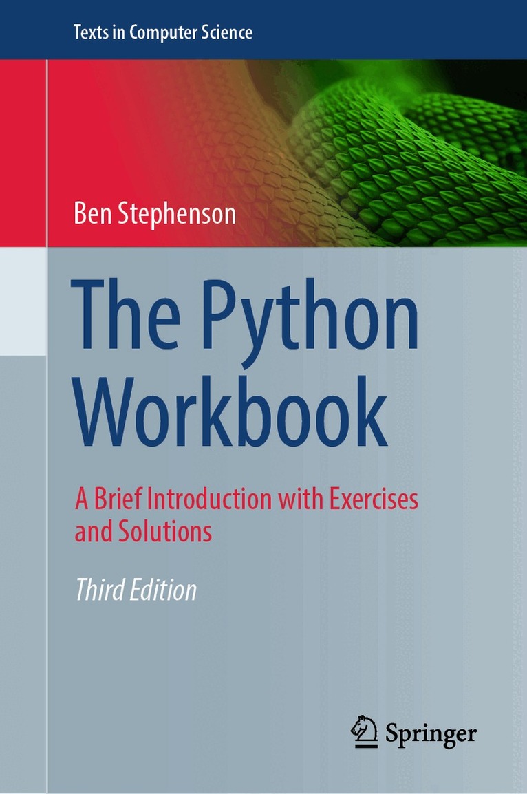 Ben Stephenson - Python Workbook, Inbunden