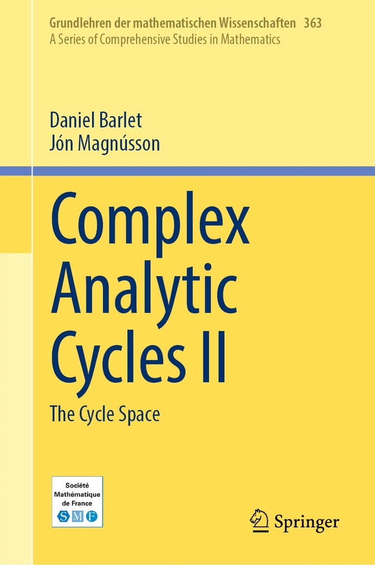 Daniel Barlet, Jón Magnússon - Complex Analytic Cycles II, Inbunden