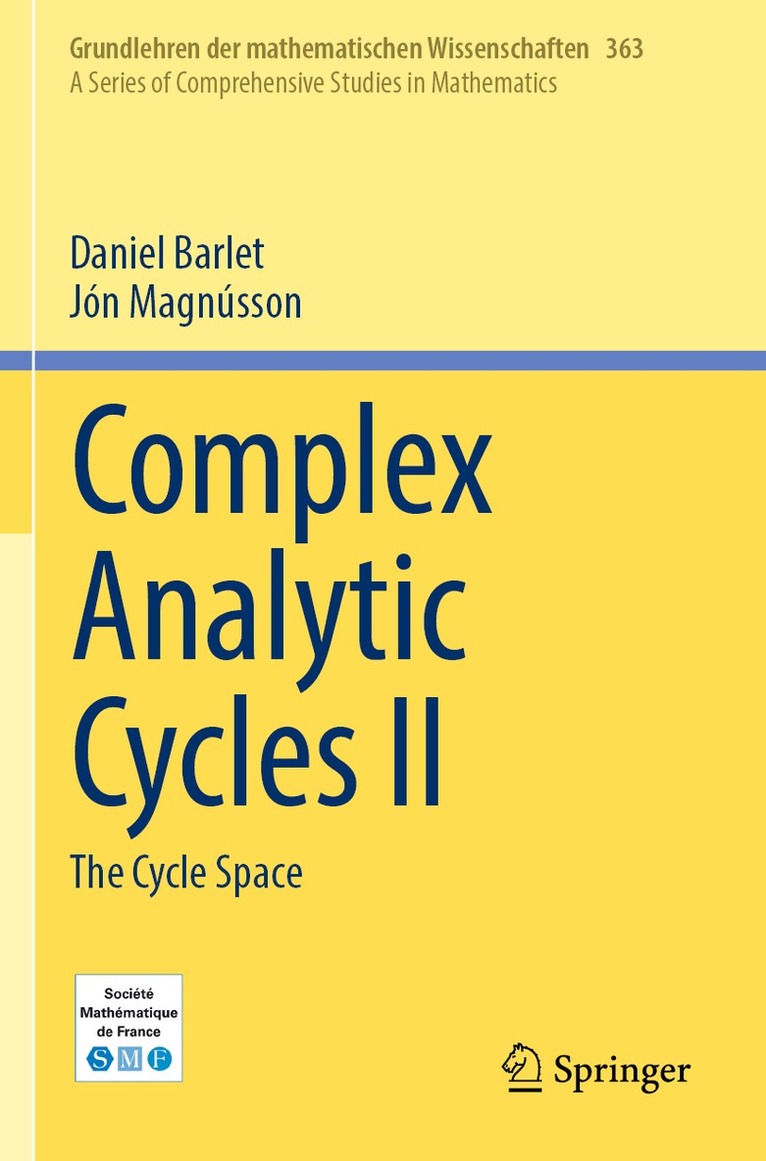 Daniel Barlet, Jón Magnússon - Complex Analytic Cycles II, Häftad