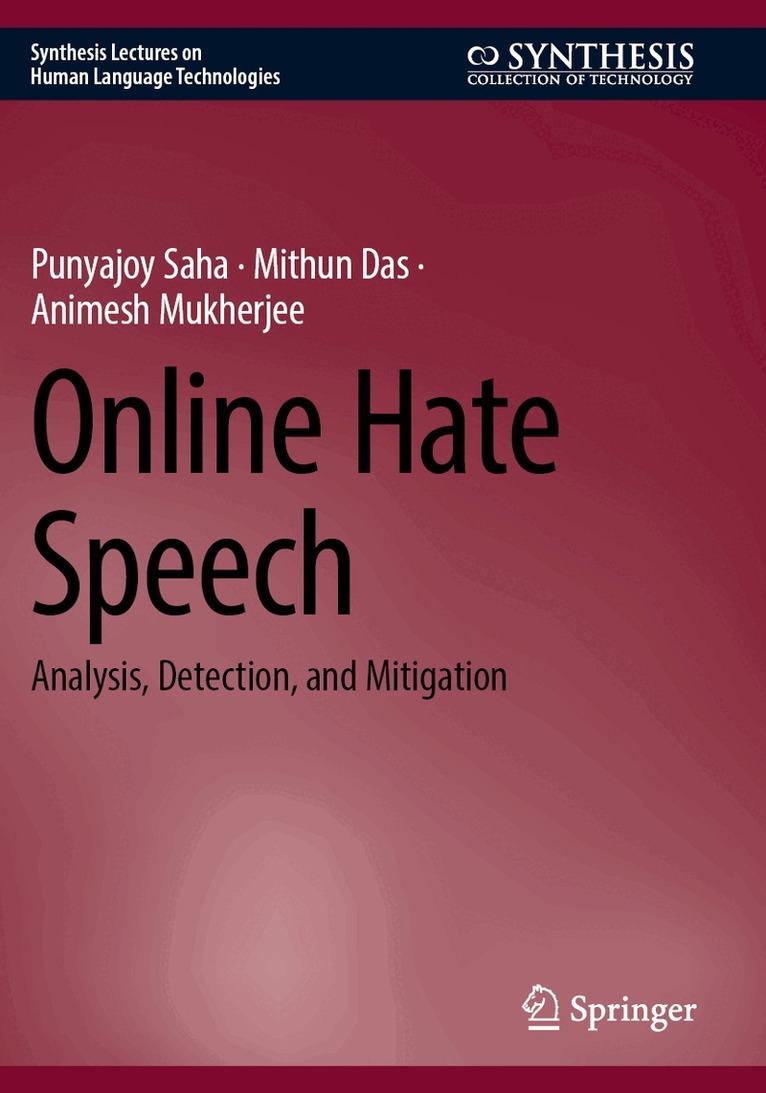 Punyajoy Saha, Mithun Das, Animesh Mukherjee - Online Hate Speech, Häftad
