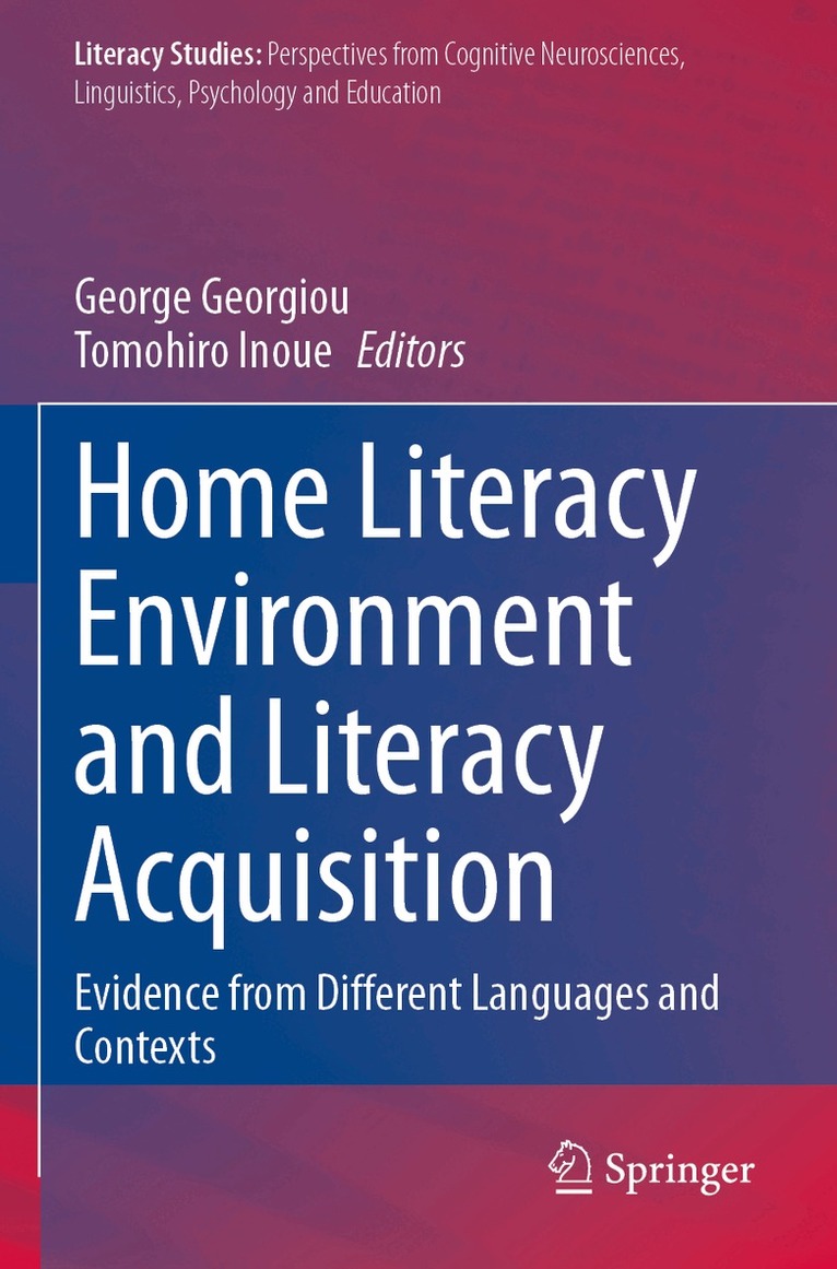 George Georgiou, Tomohiro Inoue - Home Literacy Environment and Literacy Acquisition, Häftad