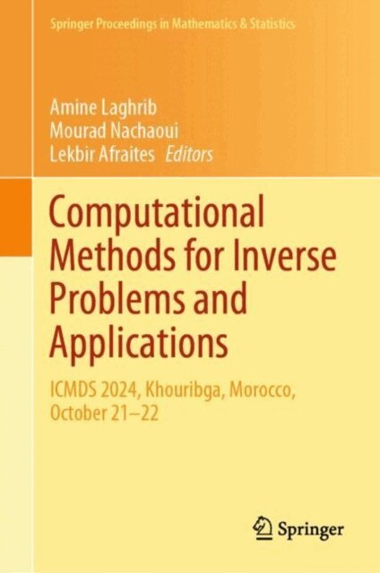 Lekbir Afraites, Mourad Nachaoui, Amine Laghrib - Computational Methods for Inverse Problems and Applications, E-bok