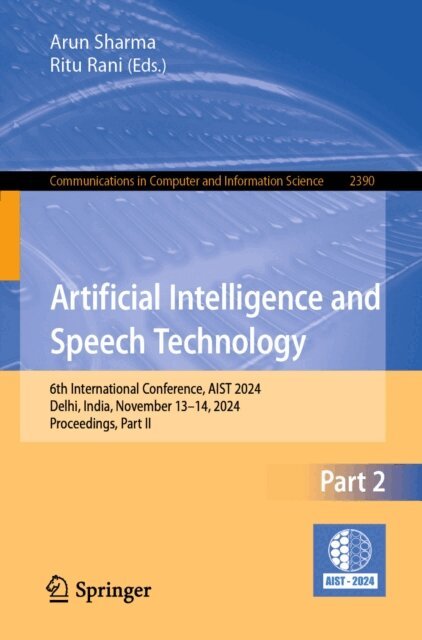 Ritu Rani, Arun Sharma - Artificial Intelligence and Speech Technology, E-bok