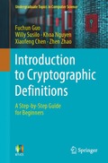 Introduction to Cryptographic Definitions