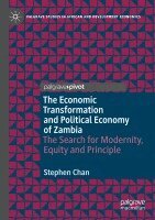Stephen Chan - Economic Transformation and Political Economy of Zambia, Häftad