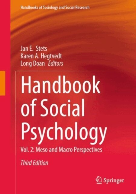 Long Doan, Karen A. Hegtvedt, Jan E. Stets - Handbook of Social Psychology, E-bok