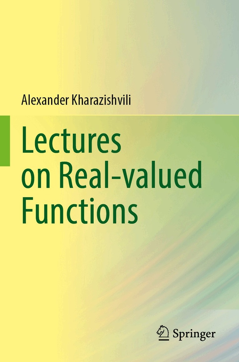 Alexander Kharazishvili - Lectures on Real-valued Functions, Häftad. Tillgänglighet: Lägg i varukorg