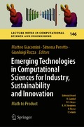 Emerging Technologies in Computational Sciences for Industry, Sustainability and Innovation