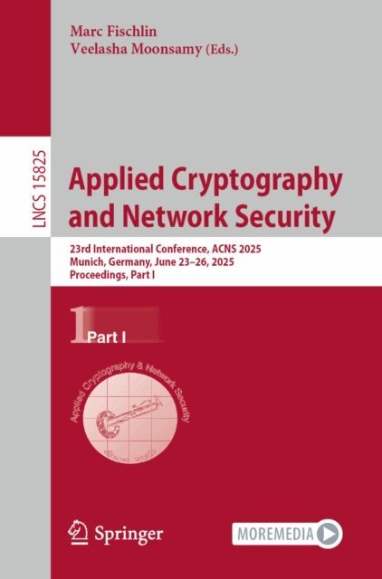 Veelasha Moonsamy, Marc Fischlin - Applied Cryptography and Network Security, E-bok