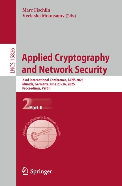 Veelasha Moonsamy, Marc Fischlin - Applied Cryptography and Network Security, E-bok