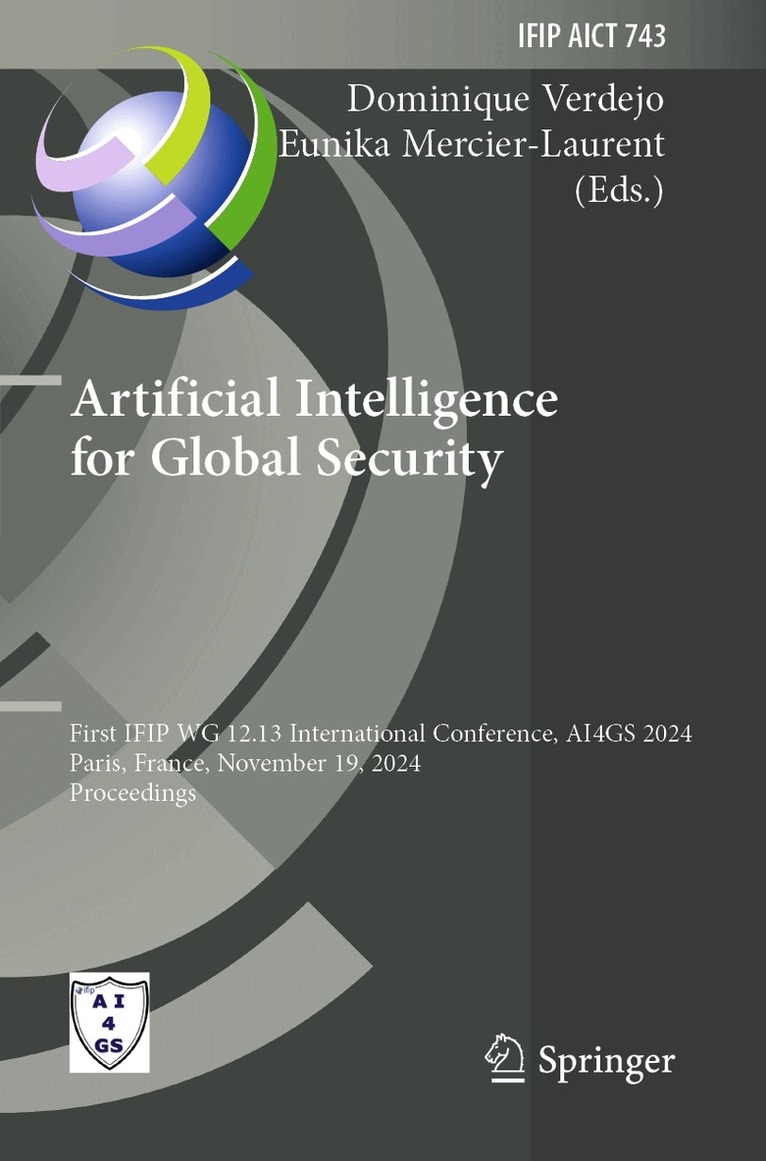 Dominique Verdejo, Eunika Mercier-Laurent - Artificial Intelligence for Global Security, Häftad. Tillgänglighet: Lägg i varukorg