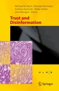 Trust and Disinformation