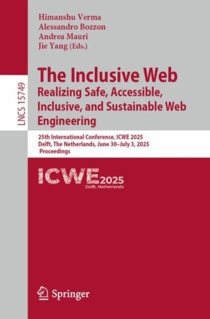 Jie Yang, Andrea Mauri, Alessandro Bozzon, Himanshu Verma - Web Engineering, E-bok