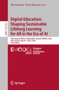 Digital Education: Shaping Sustainable Lifelong Learning for All in the Era of AI