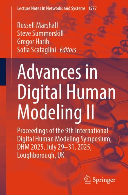 Sofia Scataglini, Gregor Harih, Steve Summerskill, Russell Marshall - Advances in Digital Human Modeling II, E-bok