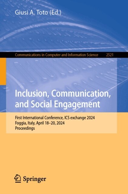 Giusi A. Toto - Inclusion, Communication, and Social Engagement, E-bok