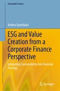 ESG and Value Creation from a Corporate Finance Perspective