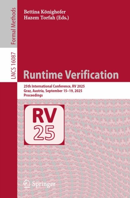 Hazem Torfah, Bettina Konighofer - Runtime Verification, E-bok. Tillgänglighet: Lägg i varukorg