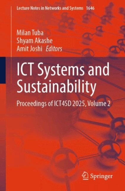 Amit Joshi, Shyam Akashe, Milan Tuba - ICT Systems and Sustainability, E-bok