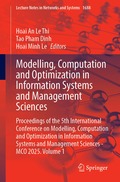 Modelling, Computation and Optimization in Information Systems and Management Sciences