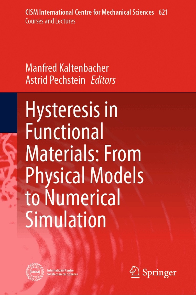 Manfred Kaltenbacher, Astrid Pechstein - Hysteresis in Functional Materials: From Physical Models to Numerical Simulation, Inbunden