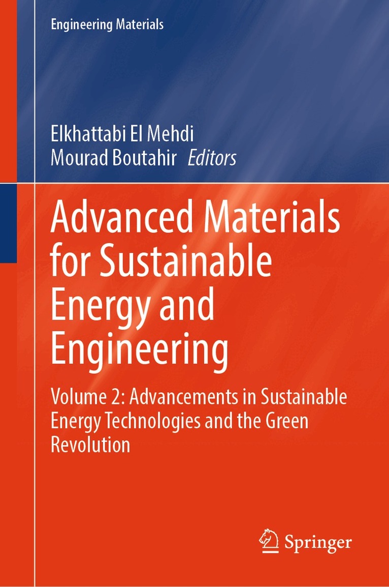 Elkhattabi El Mehdi, Mourad Boutahir - Advanced Materials for Sustainable Energy and Engineering, Inbunden