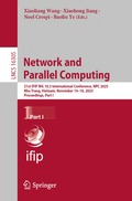Network and Parallel Computing