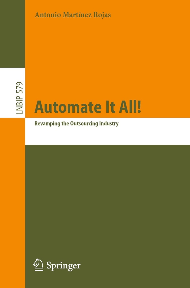 Antonio Martínez Rojas - Automate It All!, Häftad