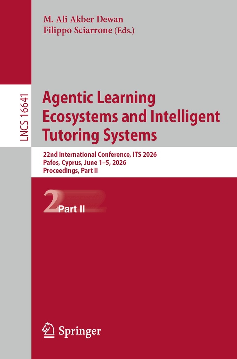 M. Ali Akber Dewan, Filippo Sciarrone - Agentic Learning Ecosystems and Intelligent Tutoring Systems, Häftad. Tillgänglighet: Kommande