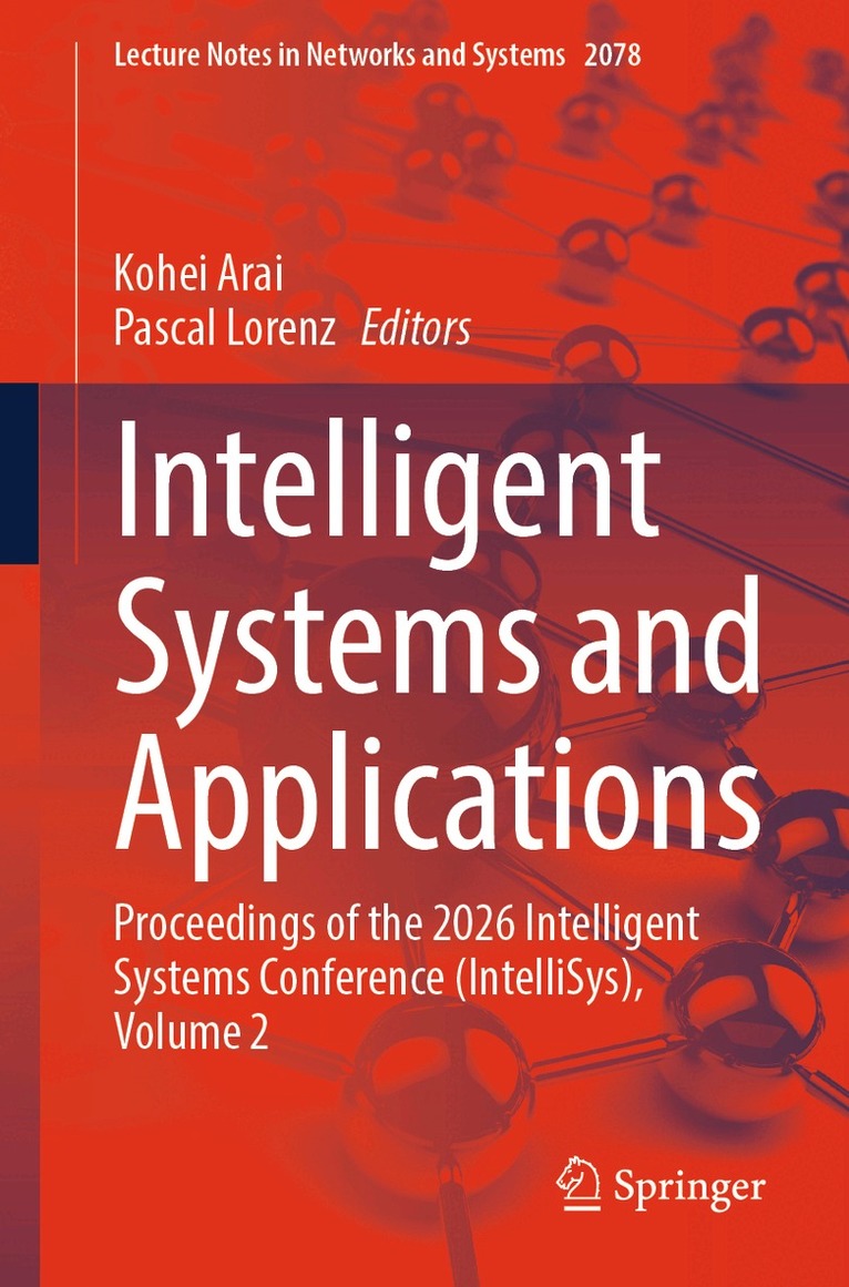 Kohei Arai, Pascal Lorenz - Intelligent Systems and Applications, Häftad