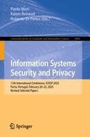 Paolo Mori, Karen Renaud, Roberto Di Pietro - Information Systems Security and Privacy, Häftad