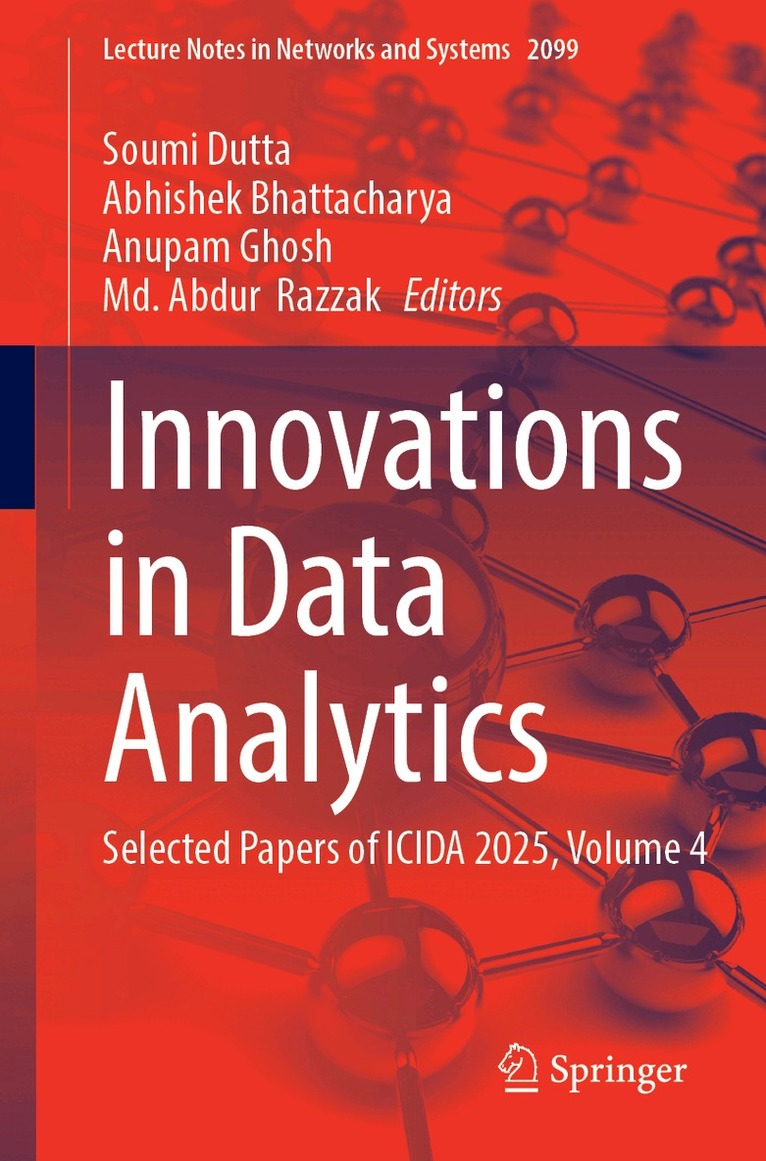 Soumi Dutta, Abhishek Bhattacharya, Anupam Ghosh, Md. Abdur Razzak - Innovations in Data Analytics, Häftad