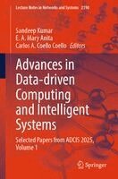 Sandeep Kumar, E. A. Mary Anita, Carlos A. Coello Coello - Advances in Data-driven Computing and Intelligent Systems, Häftad