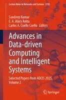 Sandeep Kumar, E. A. Mary Anita, Carlos A. Coello Coello - Advances in Data-driven Computing and Intelligent Systems, Häftad