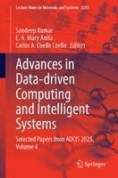 Sandeep Kumar, E. A. Mary Anita, Carlos A. Coello Coello - Advances in Data-driven Computing and Intelligent Systems, Häftad