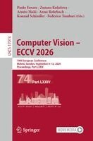 Paolo Favaro, Zuzana Kukelova, Atsuto Maki, Anna Rohrbach, Konrad Schindler, Federico Tombari - Computer Vision – ECCV 2026, Häftad. Tillgänglighet: Kommande