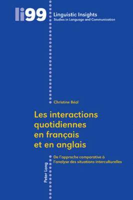 Beal-C - Les interactions quotidiennes en français et en anglais, Häftad