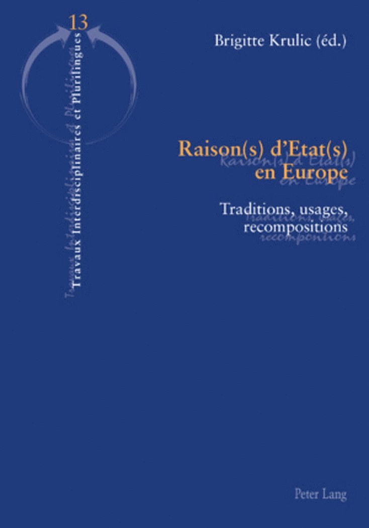 Brigitte Krulic - Raison(s) d’Etat(s) en Europe, Häftad