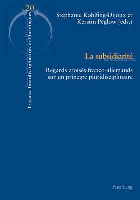 Rohlfing-Dijoux-S, Kerstin Peglow, Stéphanie Rohlfing-Dijoux - subsidiarité, Häftad