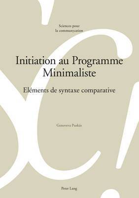 Puskas-G - Initiation au Programme Minimaliste, Häftad