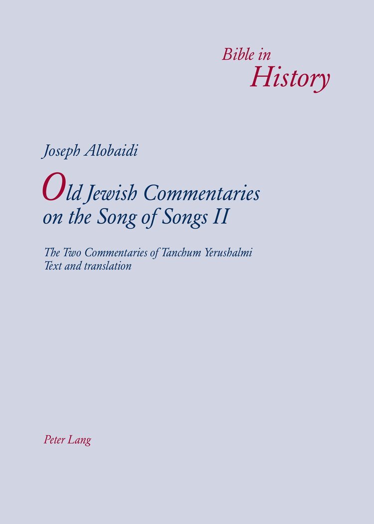 Joseph Alobaidi, Joseph Alobaidi - Old Jewish Commentaries on «The Song of Songs» II, Häftad