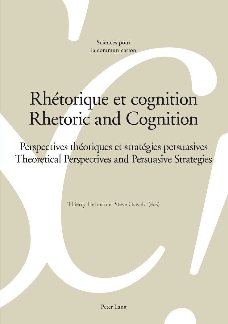 Thierry Herman, Steve Oswald - Rhétorique et cognition - Rhetoric and Cognition, Häftad