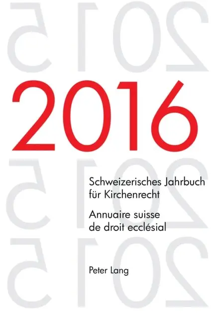 Kraus Dieter Kraus - Schweizerisches Jahrbuch fuer Kirchenrecht. Bd. 21 (2016) – Annuaire suisse de droit ecclésial. Vol. 21 (2016), E-bok. Tillgänglighet: Lägg i varukorg